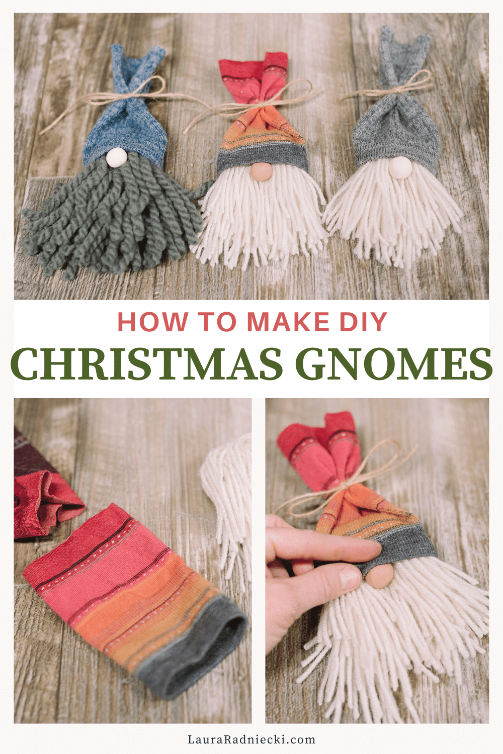 How to Make a Yarn and Sock Gnome