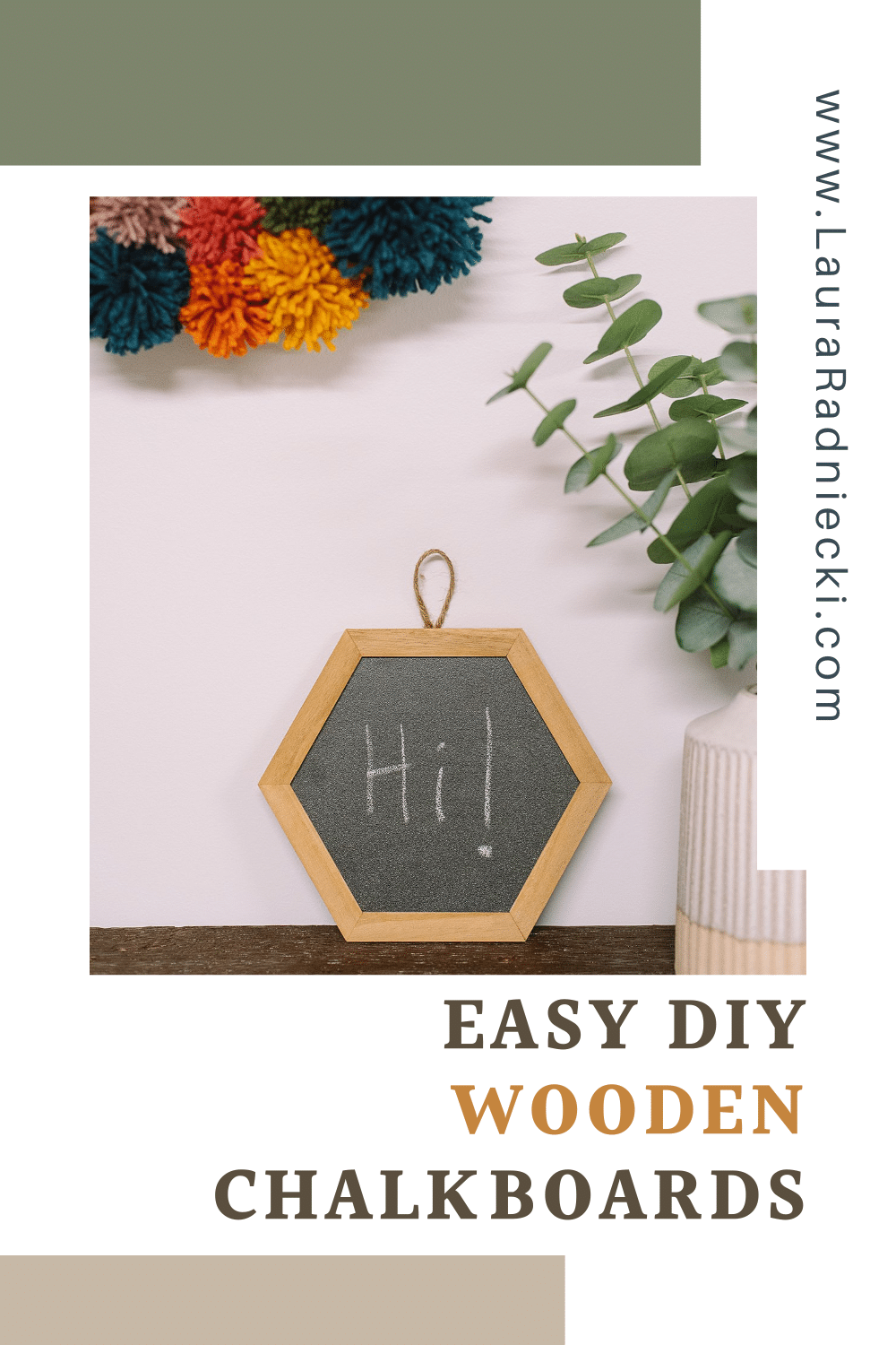 DIY Mini Wooden Chalkboards