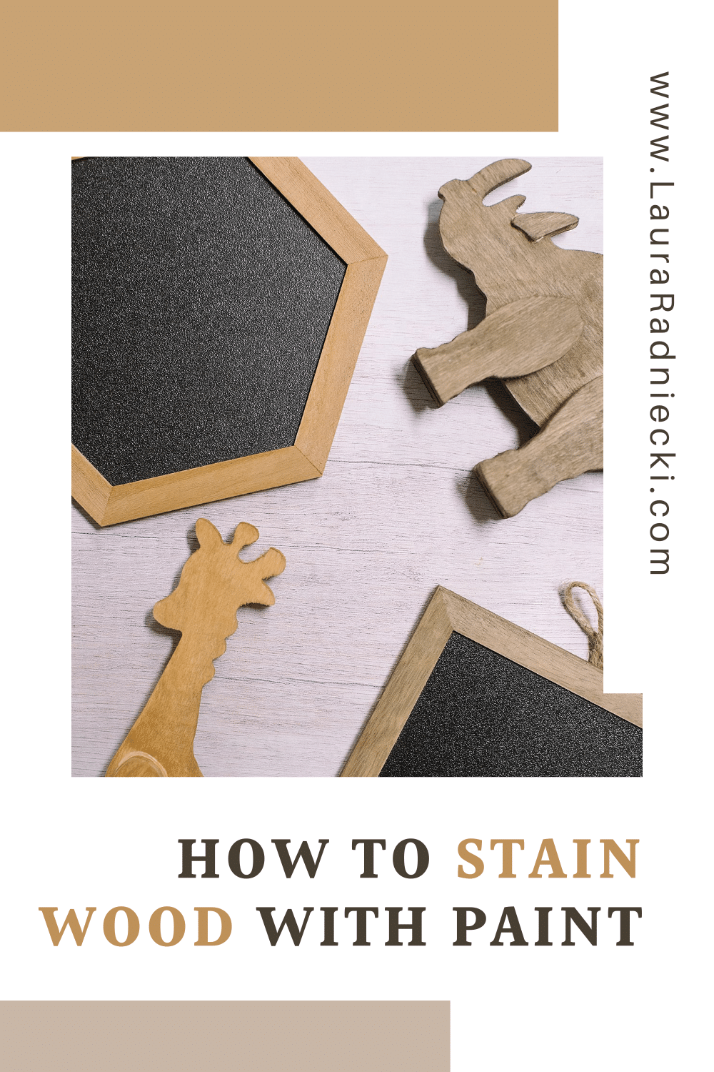 How to Stain Wood with Paint