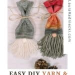 How to make a yarn and sock gnome for Christmas.