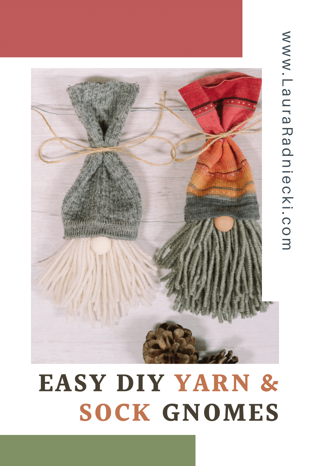 How to Make a Yarn and Sock Gnome