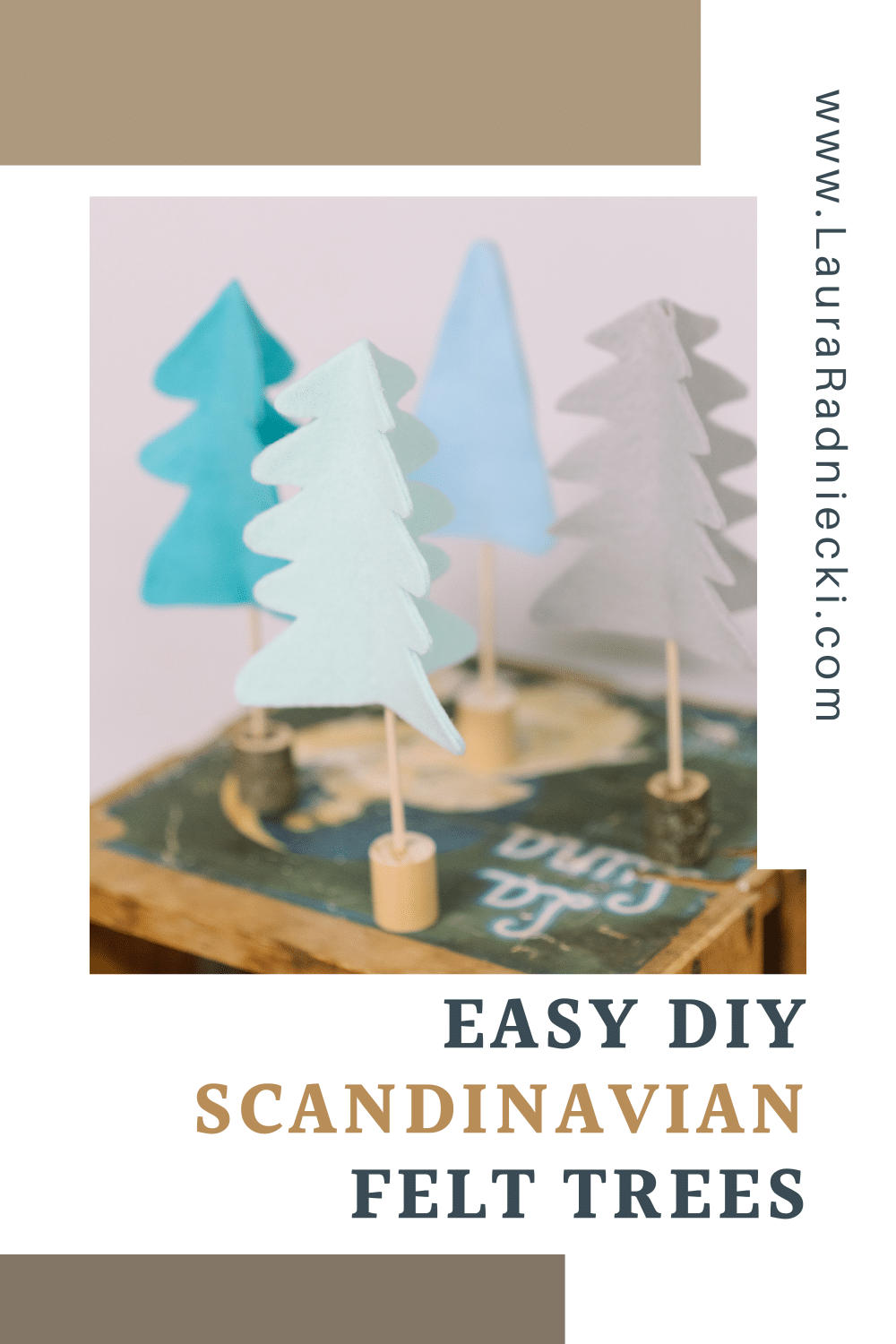 How to Make Felt Trees for the Holidays