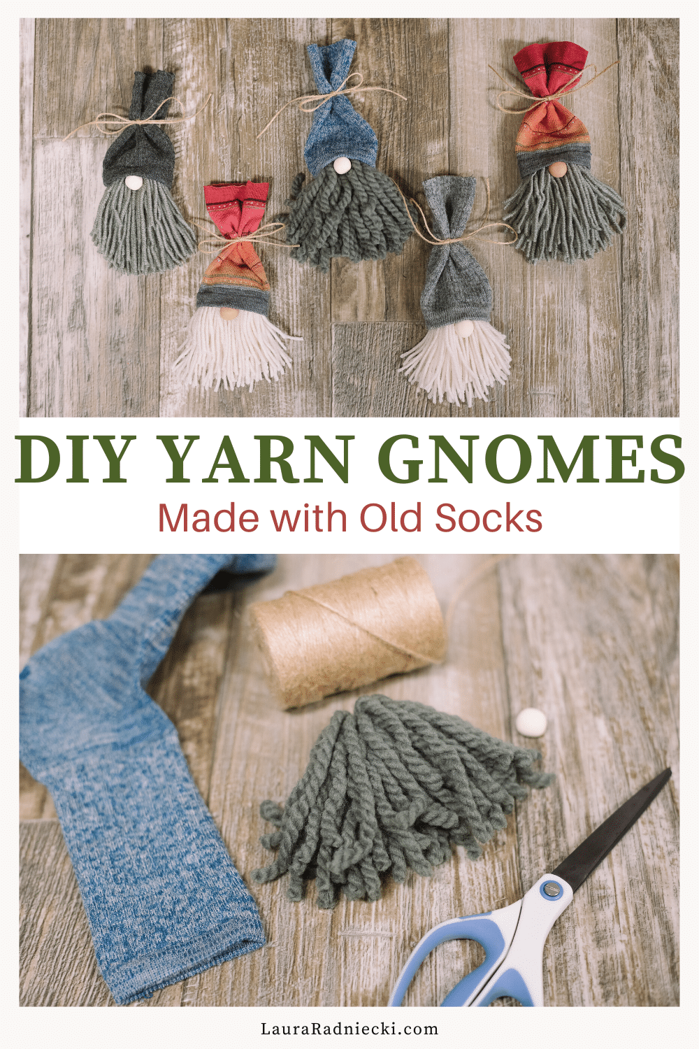 How to Make a Yarn and Sock Gnome
