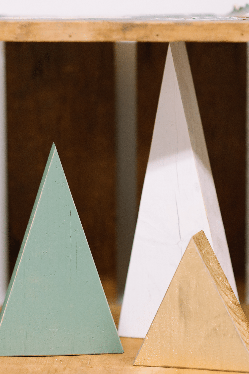 How to Make DIY Wood Trees for Christmas