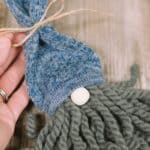 How to make a yarn and sock gnome for Christmas.