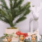 How to make cork snowman ornaments.