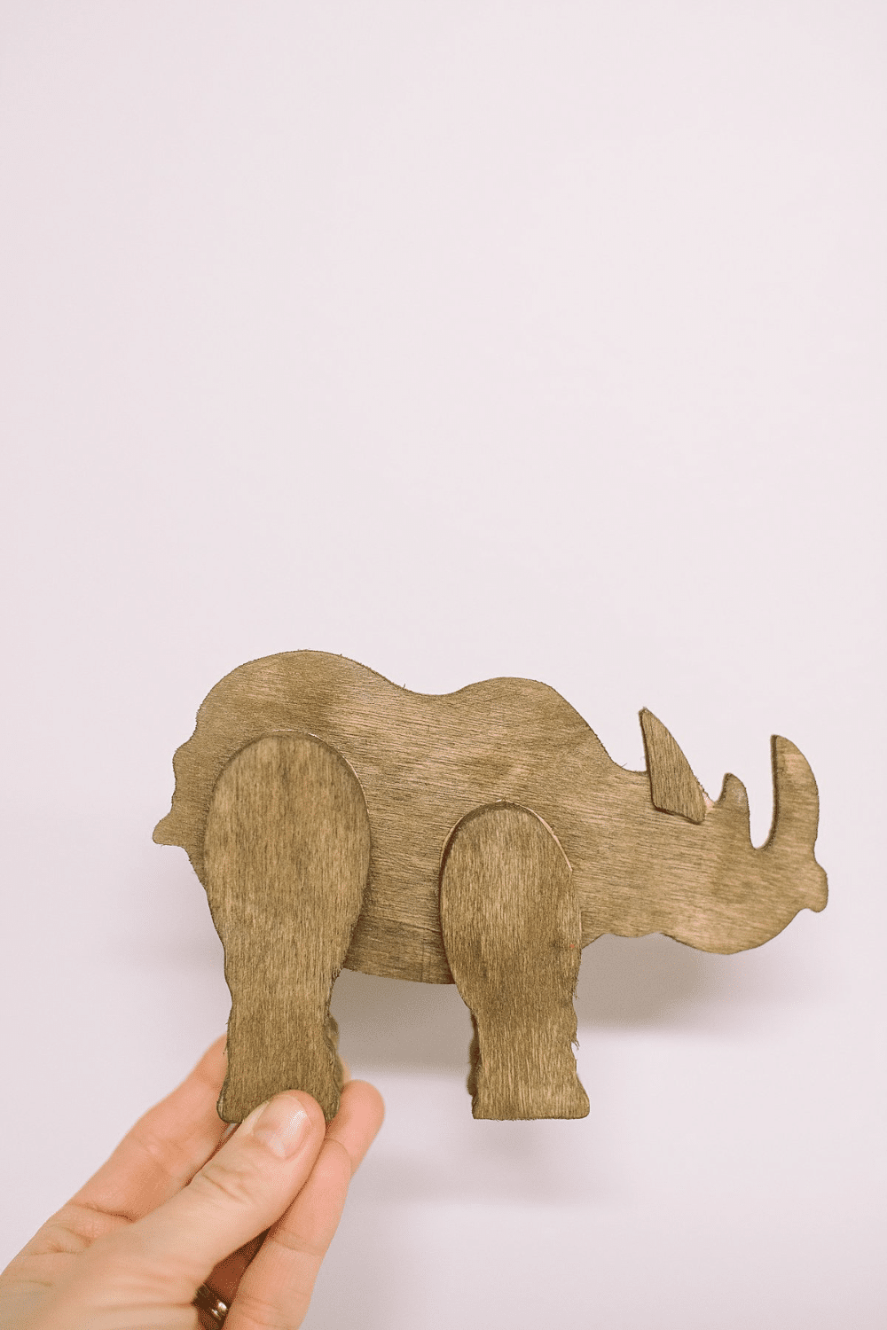 DIY Stained Wooden Animals