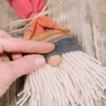 How to make a yarn and sock gnome for Christmas.