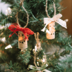 How to Make a Cork Snowman Ornament for Christmas