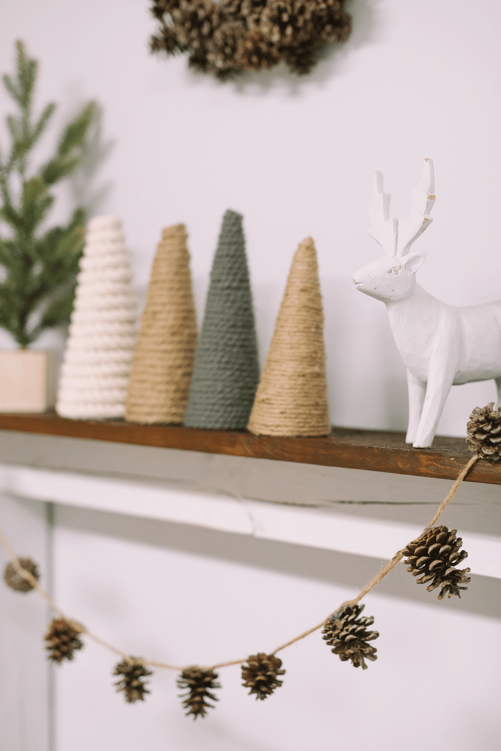 How to Make a Pinecone Garland