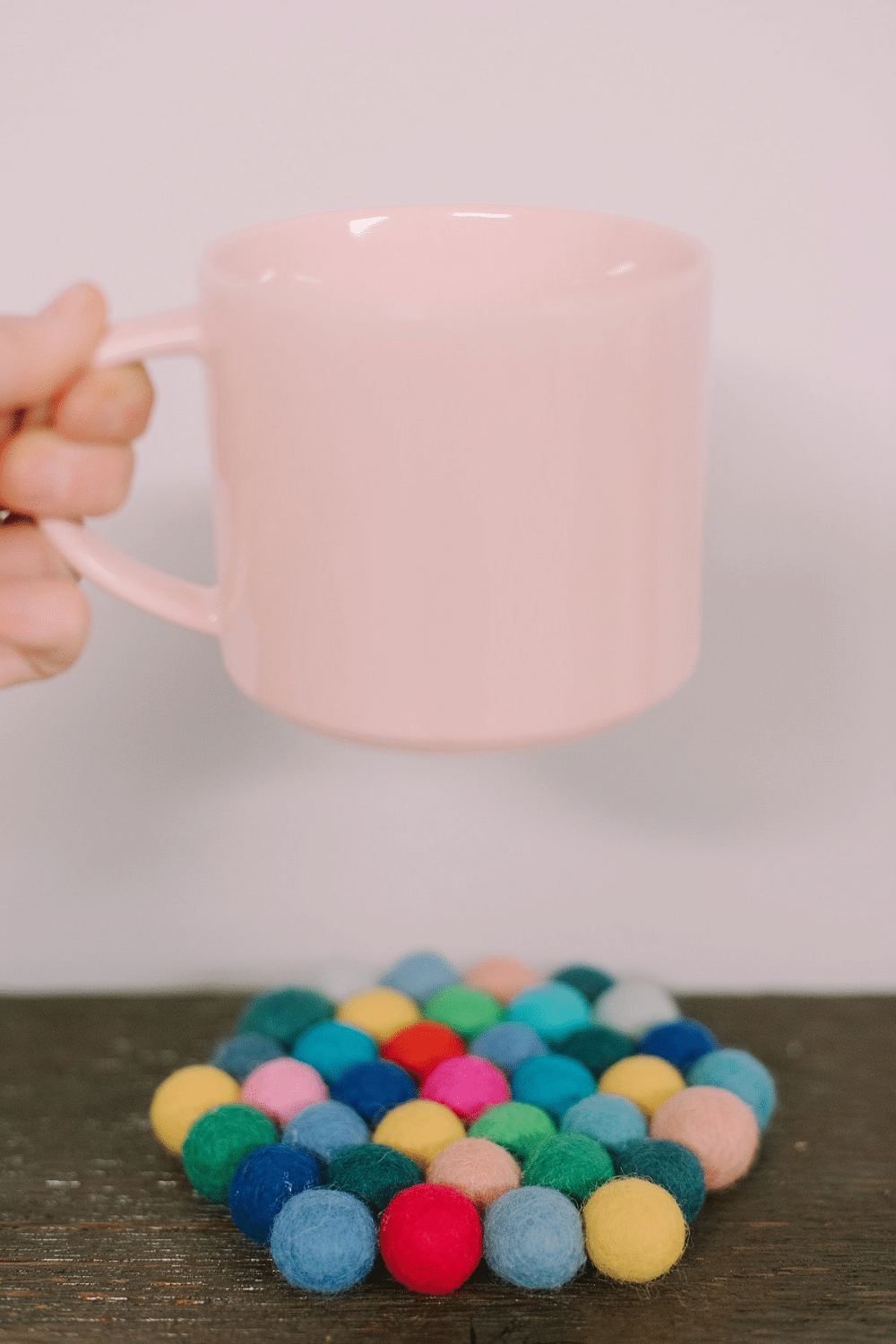 How to Make a Felt Ball Coaster