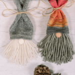 How to Make a Yarn and Sock Gnome for Christmas Decor