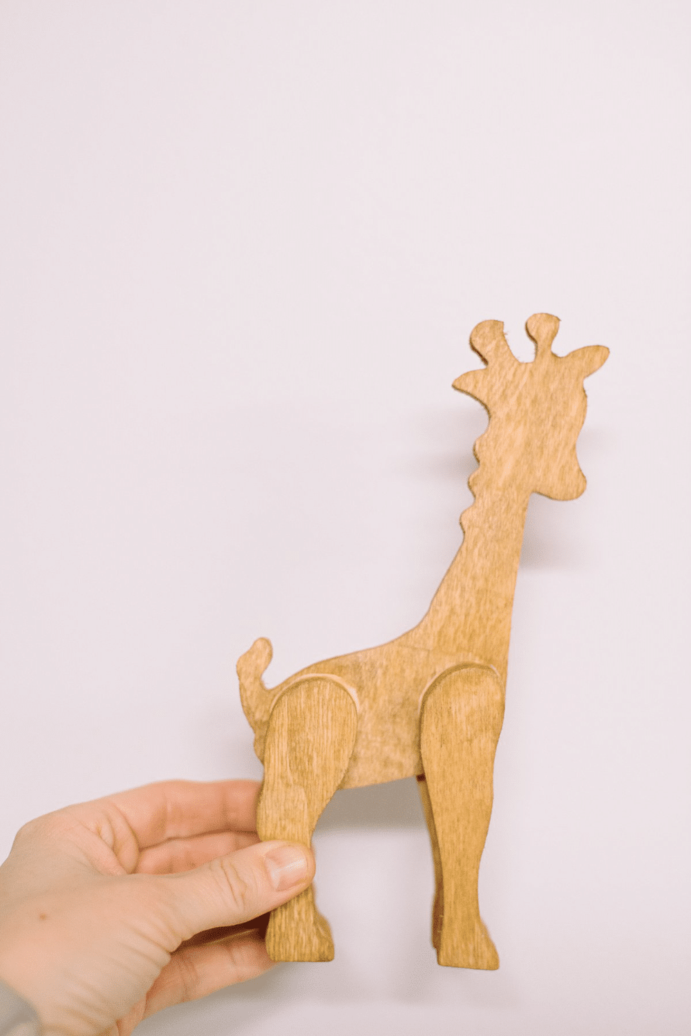 DIY Stained Wooden Animals