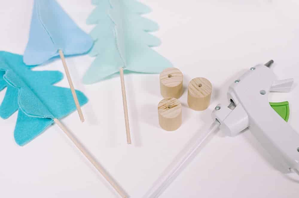 how to make felt trees for christmas