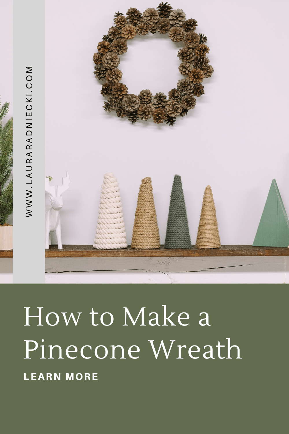 How to Make a Pinecone Wreath
