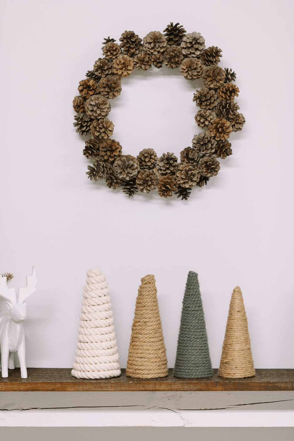 How to Make a Pinecone Wreath