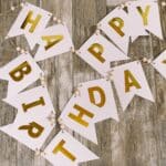 How to Make a DIY Happy Birthday Garland with Wooden Beads