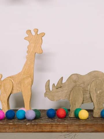 How to Stain Wooden Animals