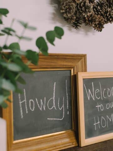 How to Make DIY Chalkboard Signs