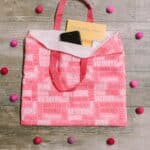 DIY Tote Bag with Breast Cancer Hand Towel