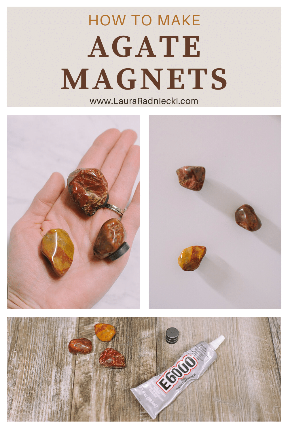 How to Make Agate Magnets | DIY Rock Magnets
