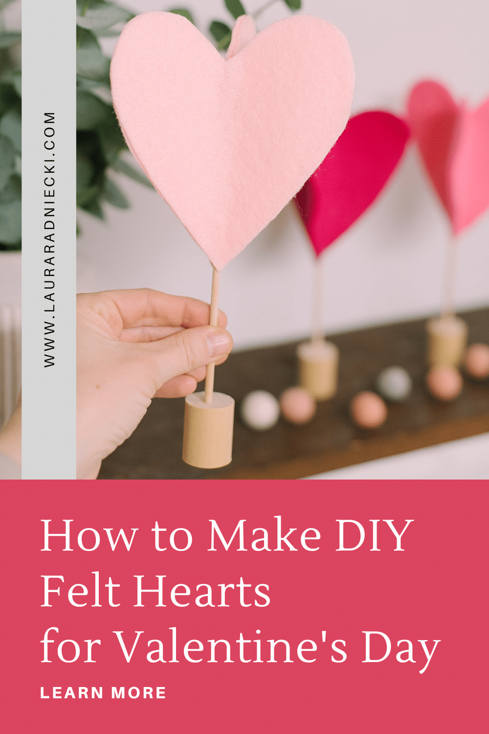 How to Make Felt Hearts for Valentine's Day