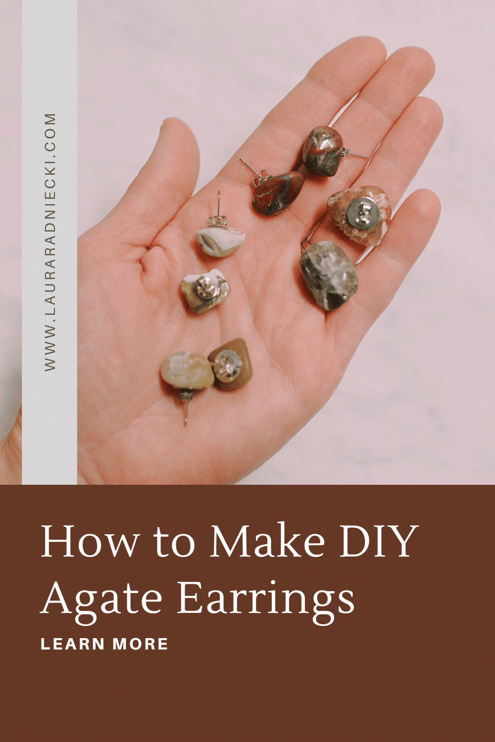 How to Make DIY Agate Earrings | DIY Rock Earrings