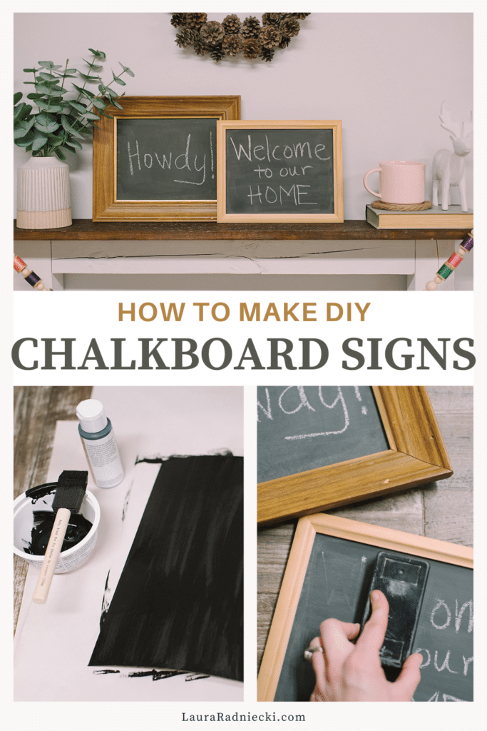 How to Make DIY Chalkboard Signs using Chalkboard Paint