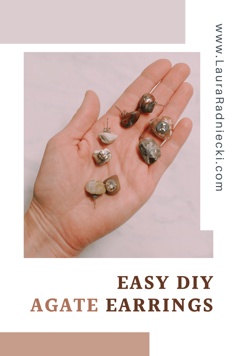 How to Make Agate Earrings