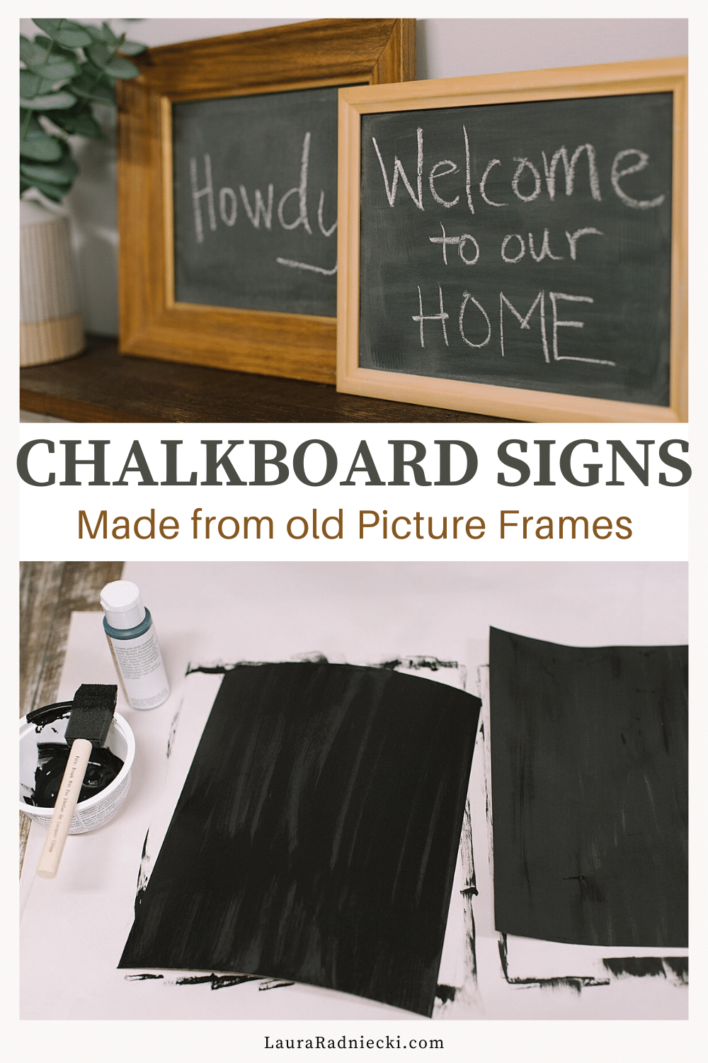 How to Make DIY Chalkboard Signs