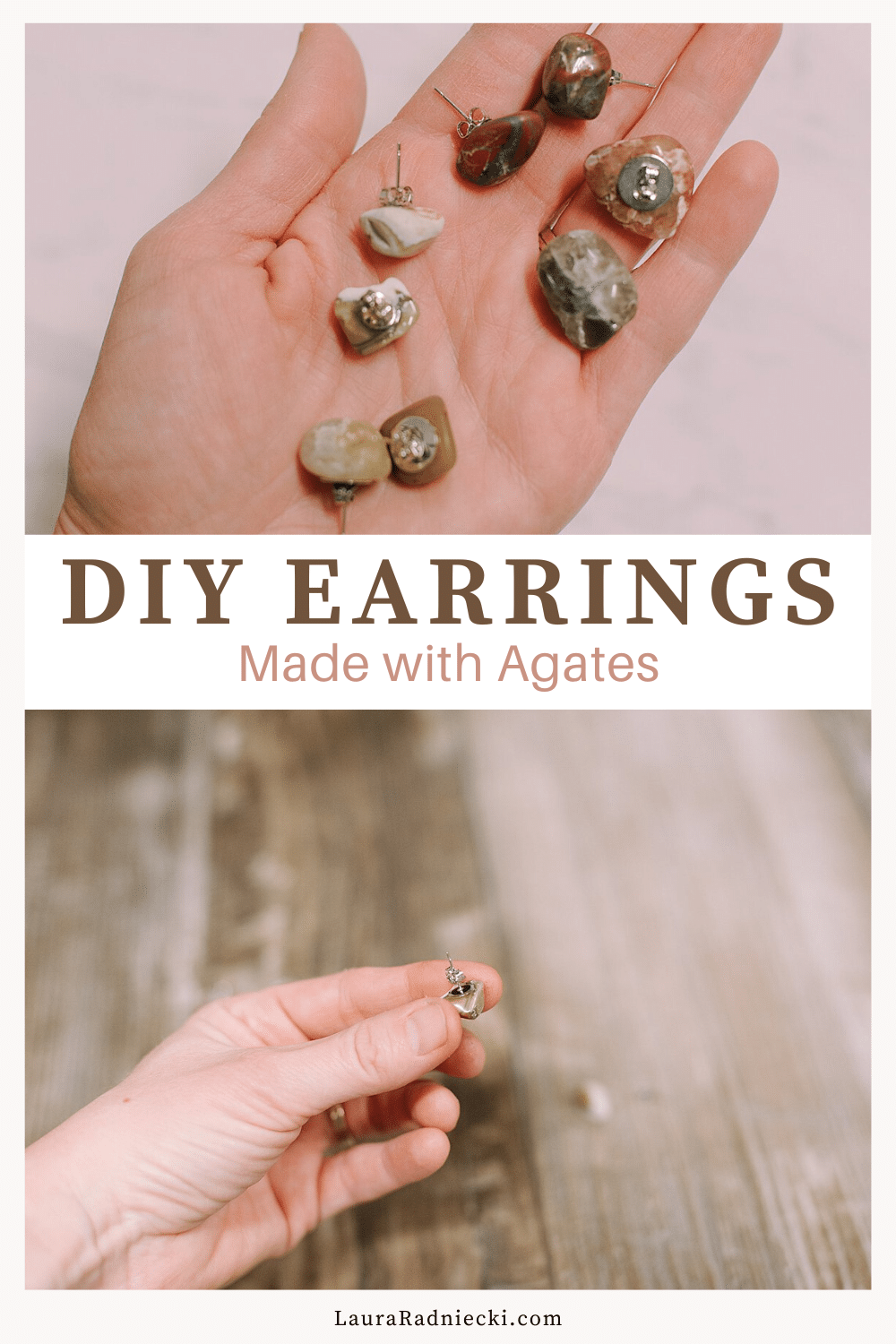 How to Make Agate Earrings