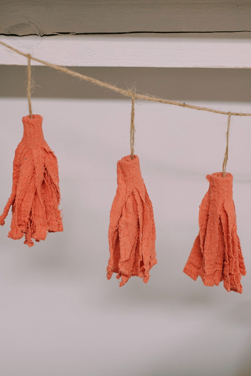 How to Make a Fabric Tassel Garland