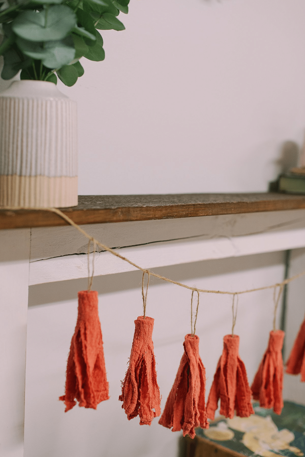 How to Make a Fabric Tassel Garland