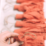 How to Make DIY Fabric Tassels with Shop Towels from the Dollar Tree