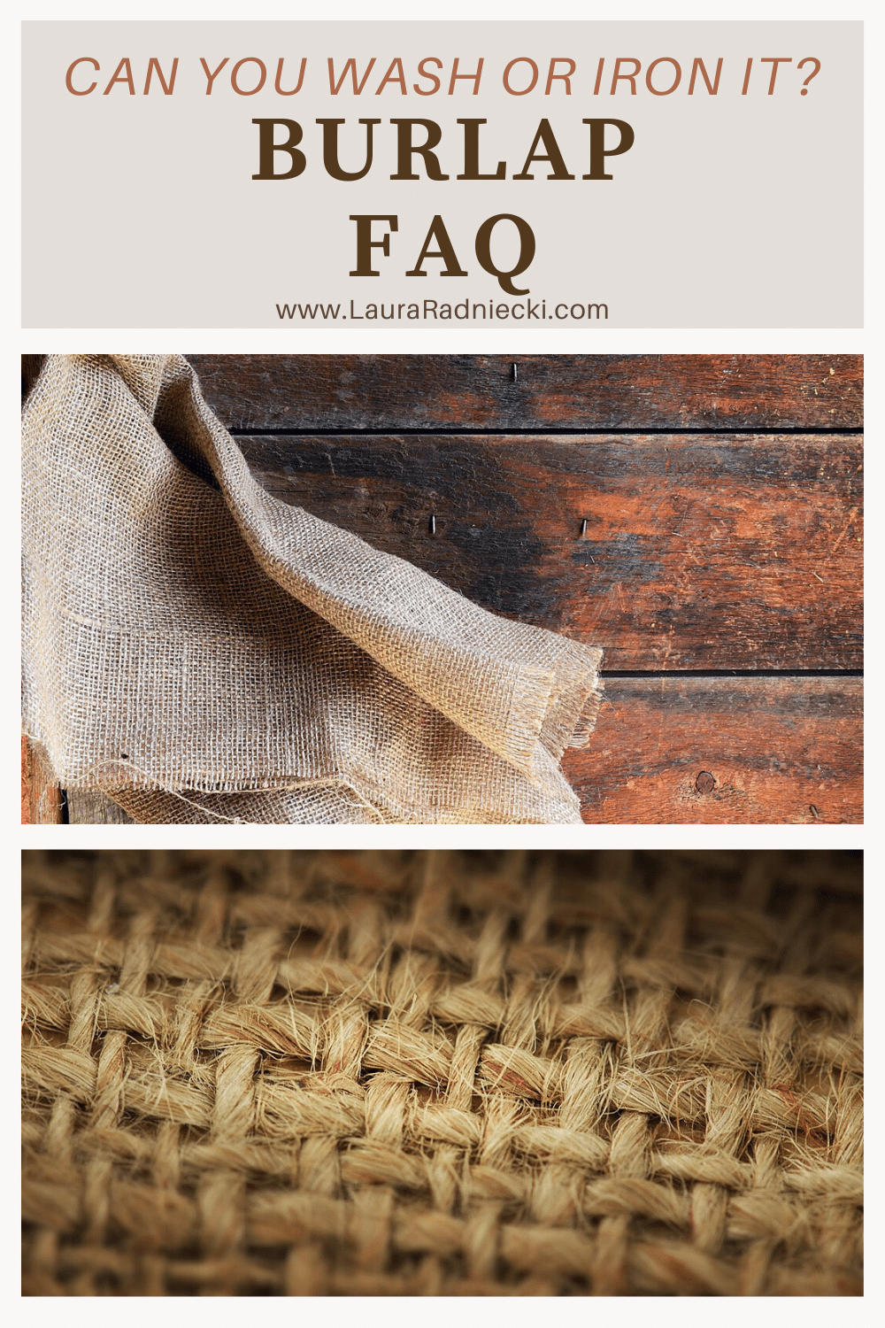 Burlap FAQ | What is Burlap, Can You Wash Burlap and More!