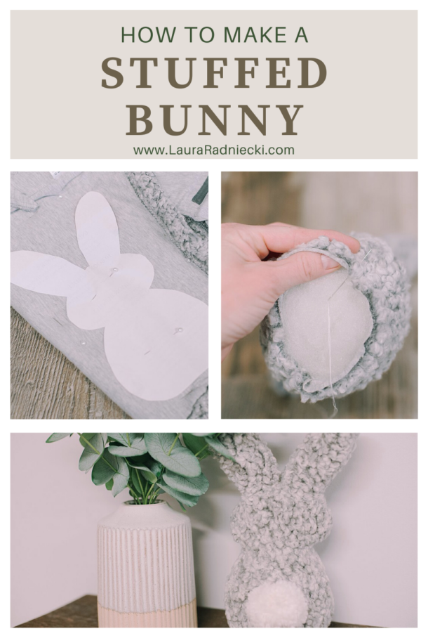 How to Make a DIY Stuffed Bunny for Kids | Easy Easter Decor