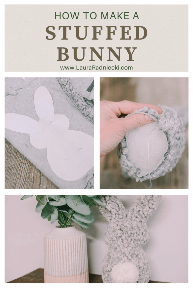 How to Make a DIY Stuffed Bunny for Kids | Easy Easter Decor