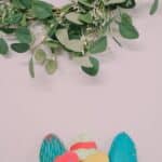 Learn how to make felt Easter eggs with a blanket stitch edge and embroidery detail.