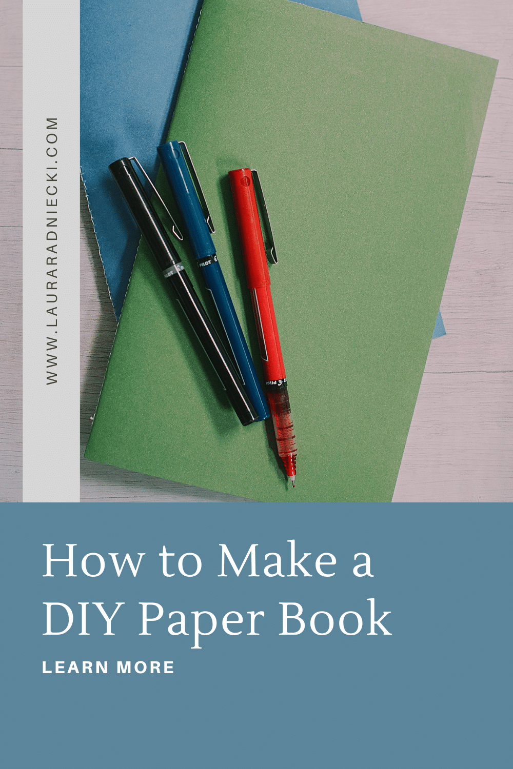 How to Make a DIY Paper Book with Cardstock Cover