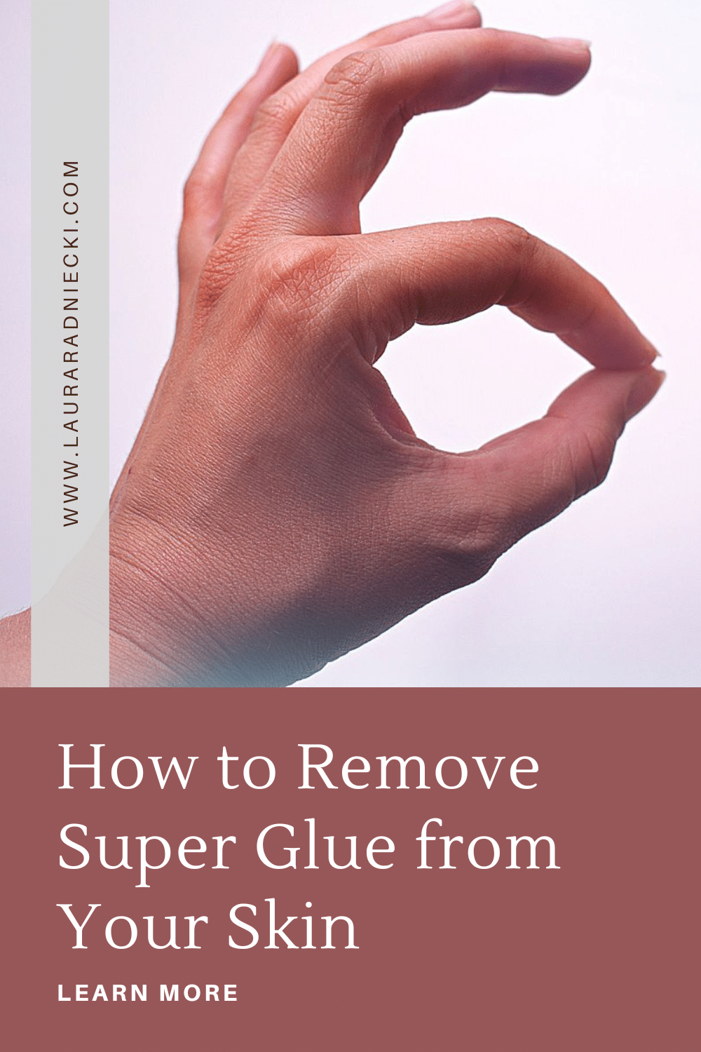 How to remove crazy glue off your fingers quick and easy