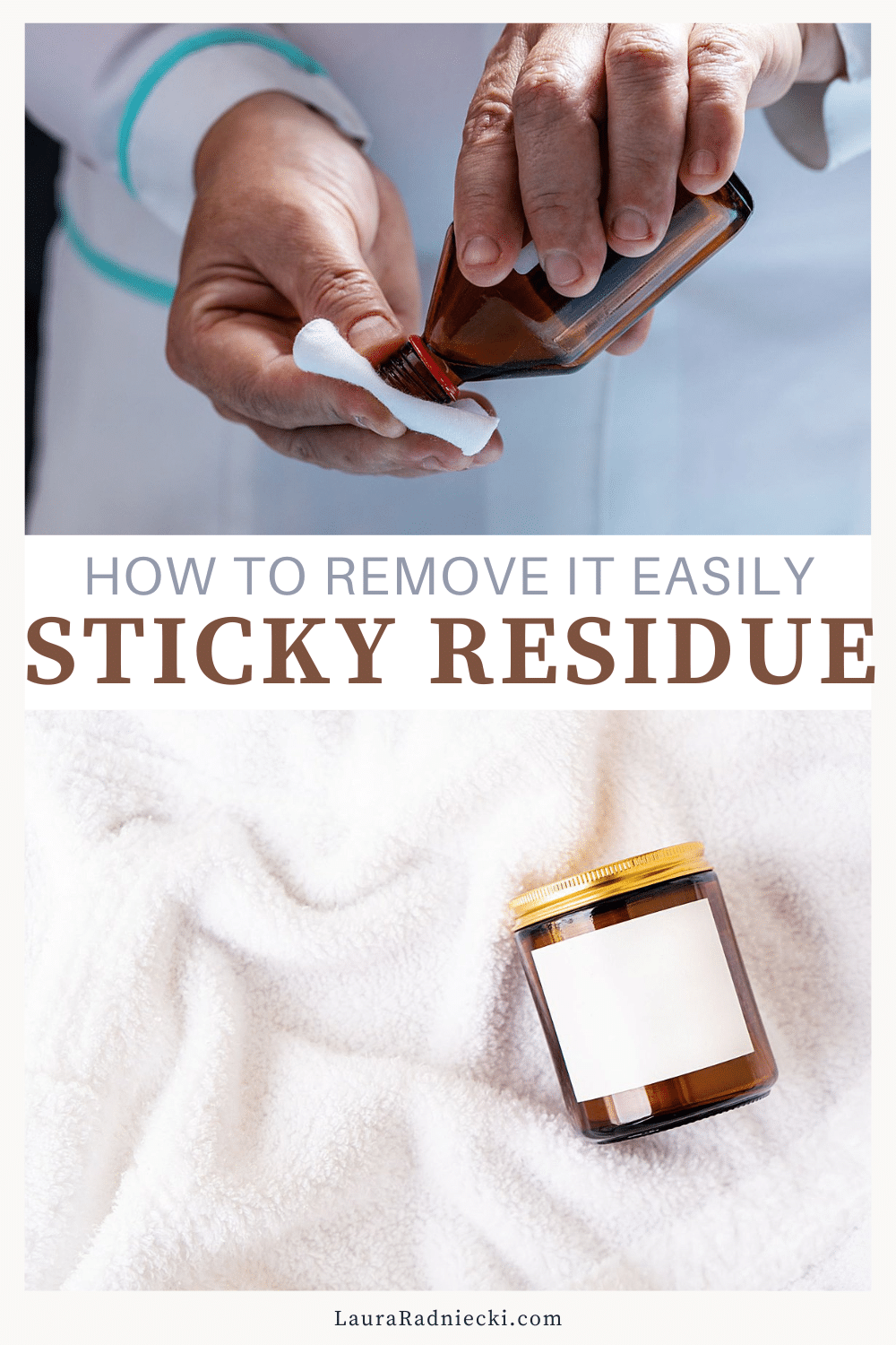 How to get Sticky Residue Off Wood, Glass, and Plastic