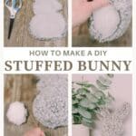 How to make a simple stuffed bunny for Easter.