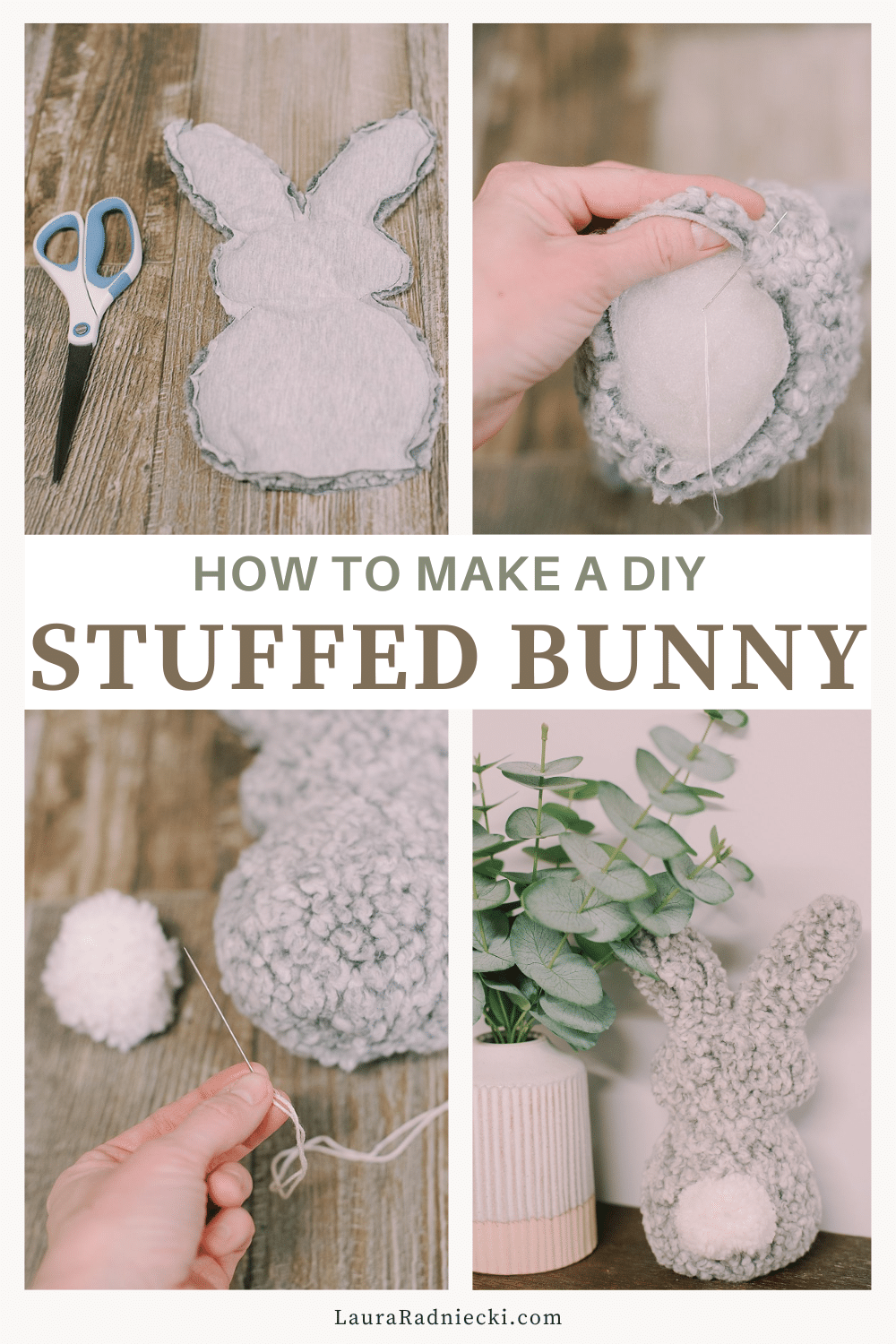 How to Make a DIY Stuffed Bunny