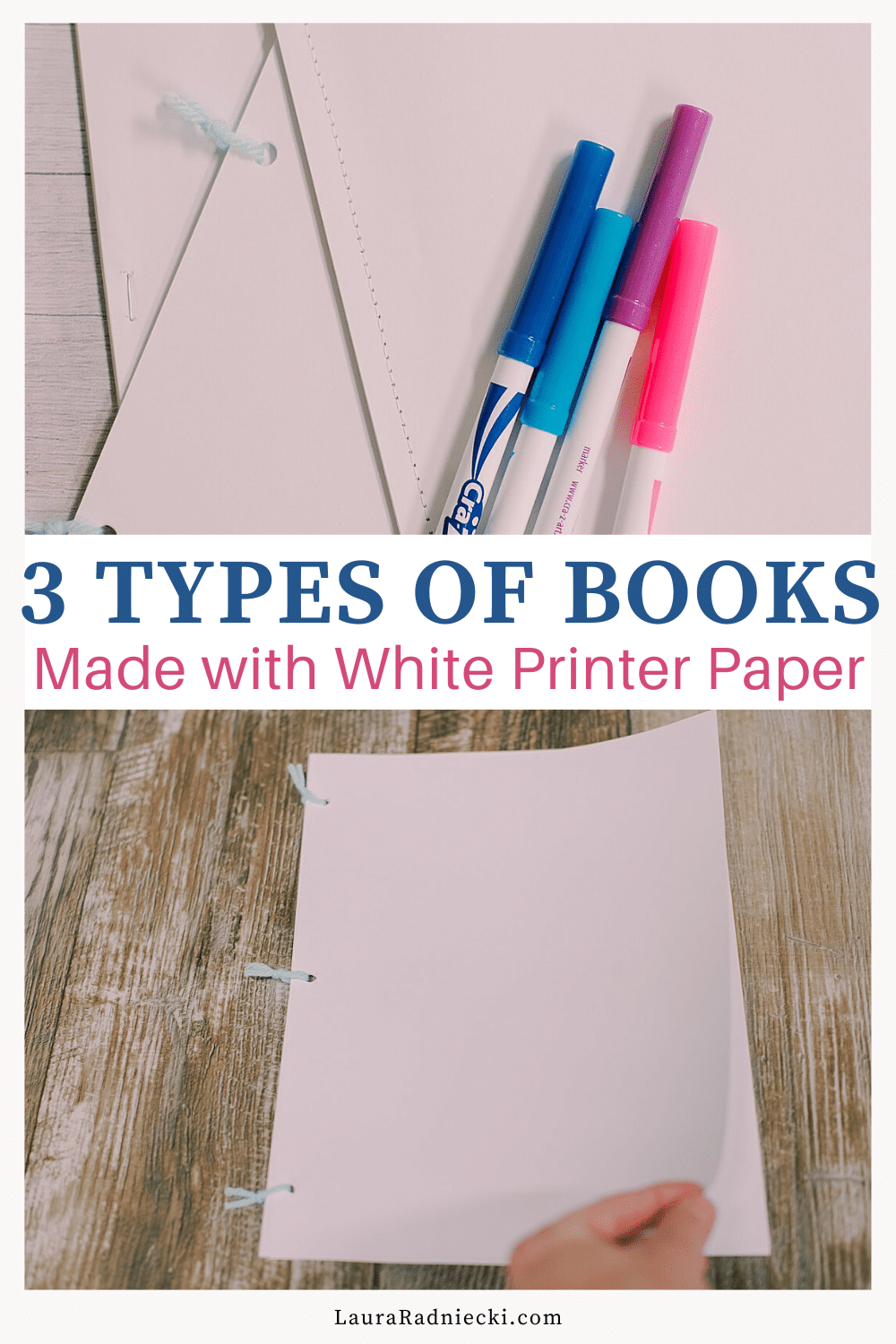 Three Ways to Make Easy Blank Books with Printer Paper