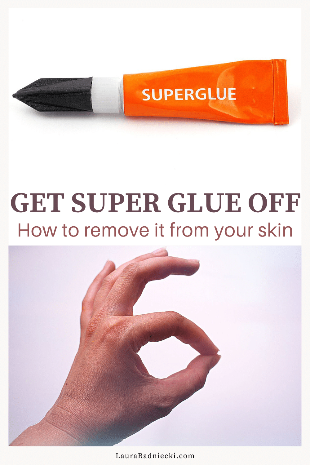 Super glue on finger deals