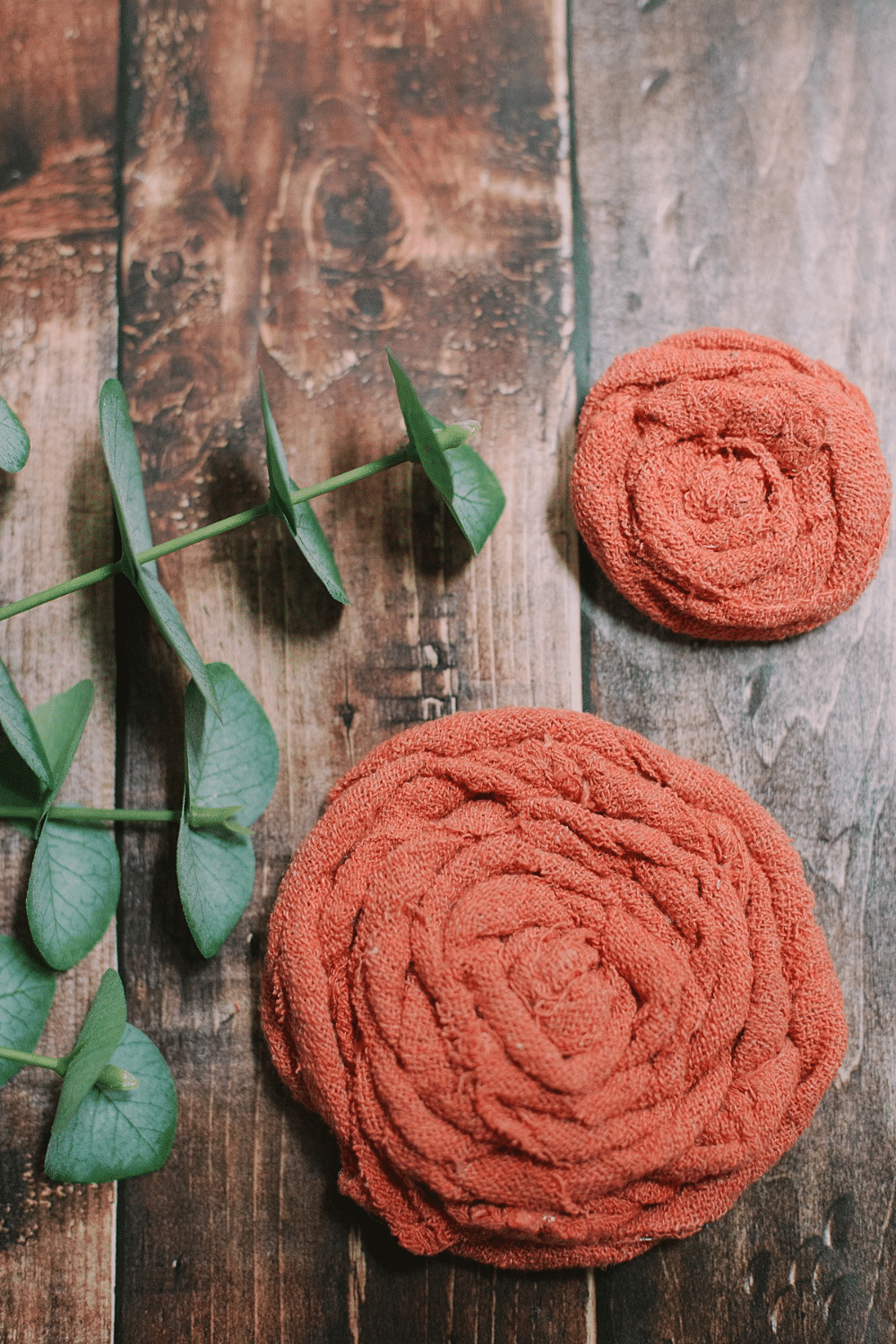 How to Make Fabric Rosettes from Shop Towels