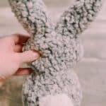 How to make a simple stuffed bunny for Easter.