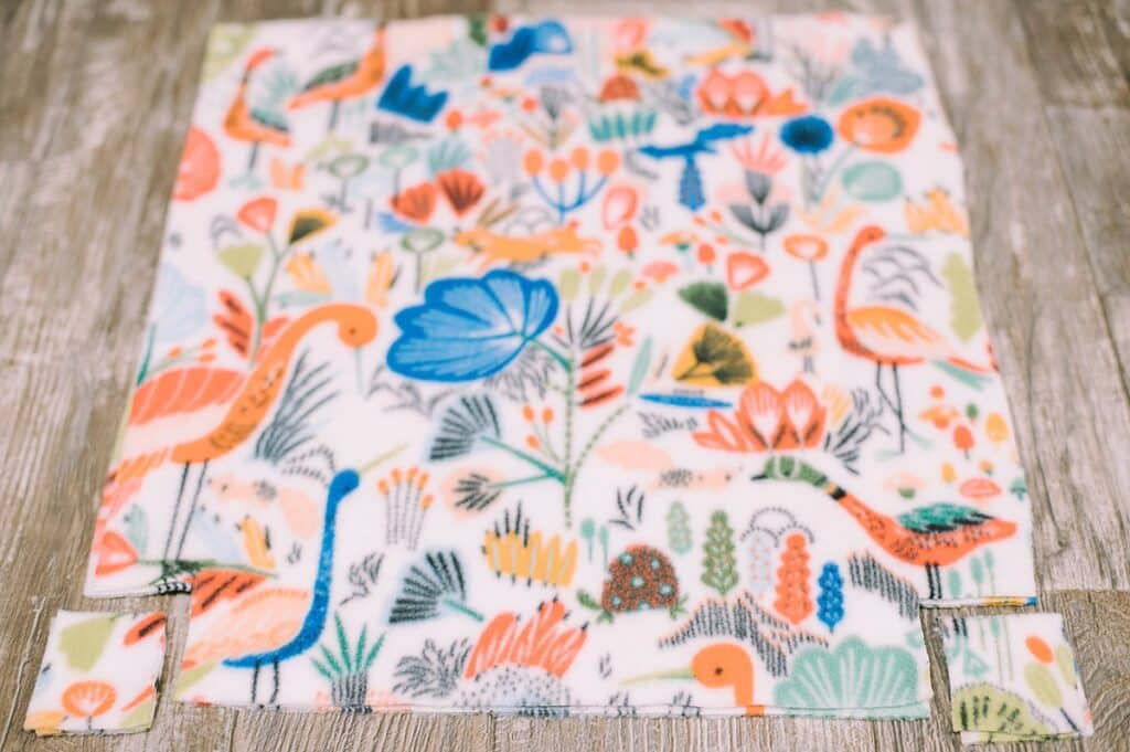 How to Make a Fleece Tie Pillowcase Easy No Sew Pillowcase