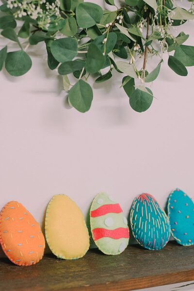 How to Make Felt Easter Eggs
