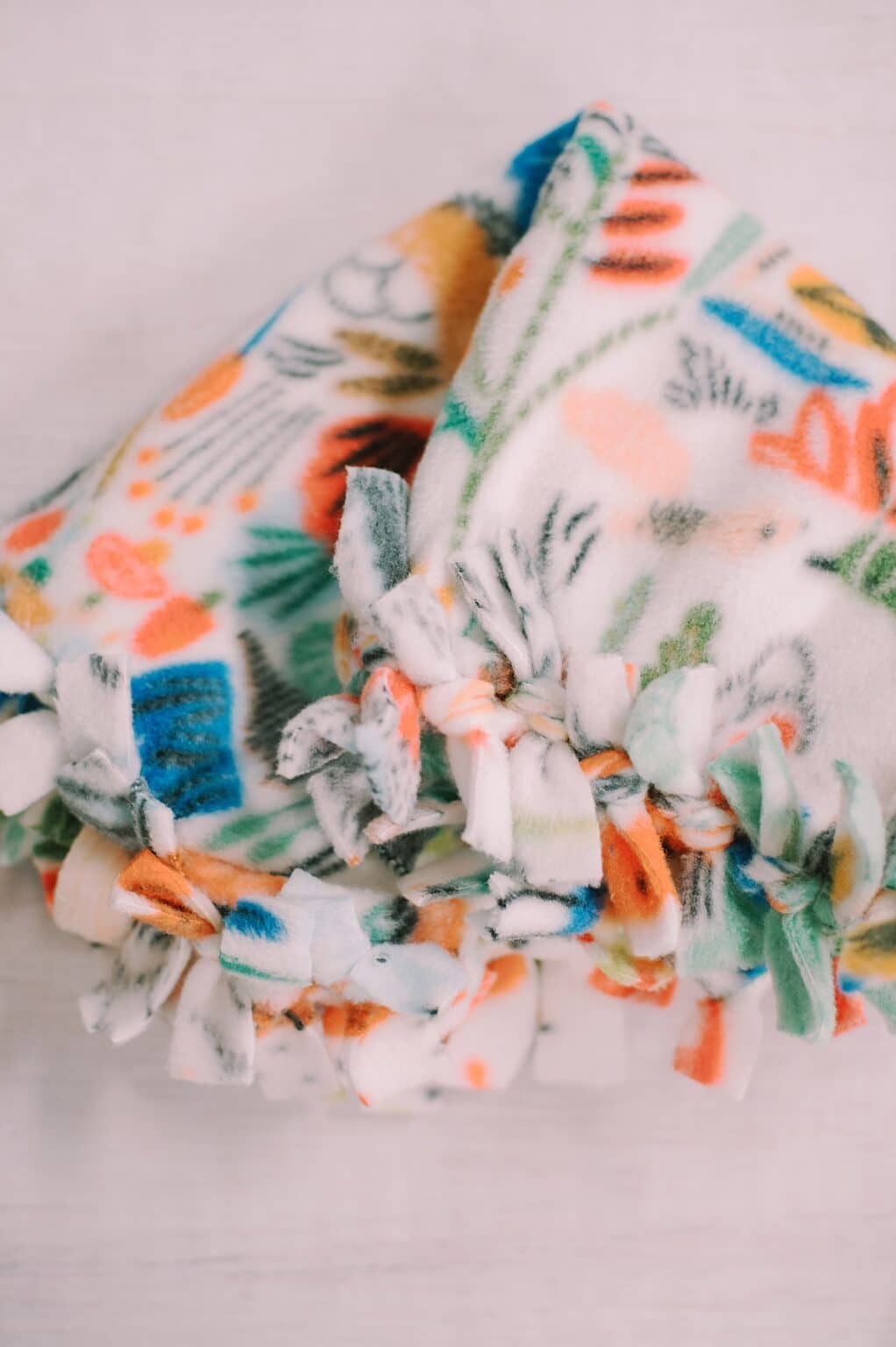 How to Make a Fleece Tie Blanket No Sew Fleece Blanket